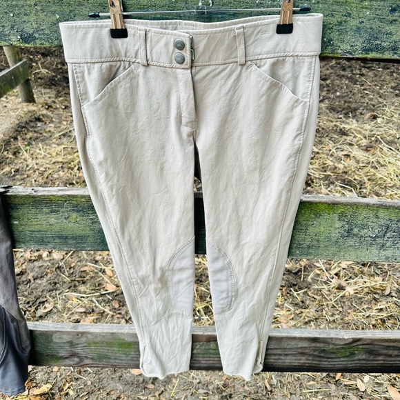 Marcel Toulouse Ladies Pro Cotton Knee Patch Horse Riding Breech - Picture 2 of 4